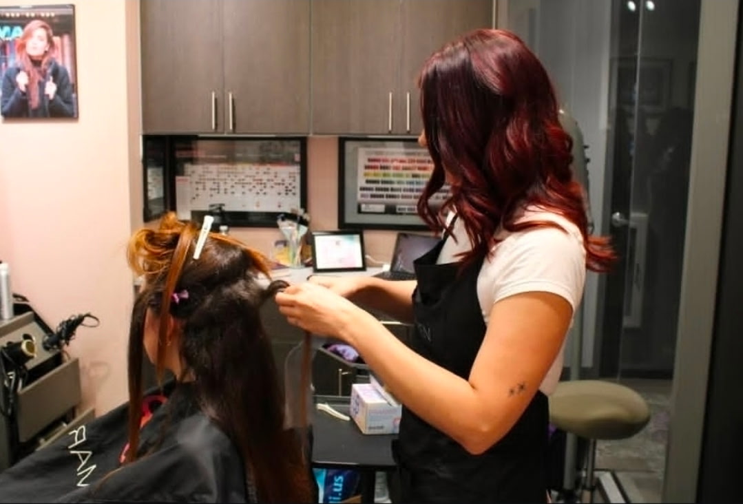 Hair extensions result at Dream Hair Artistry Salon