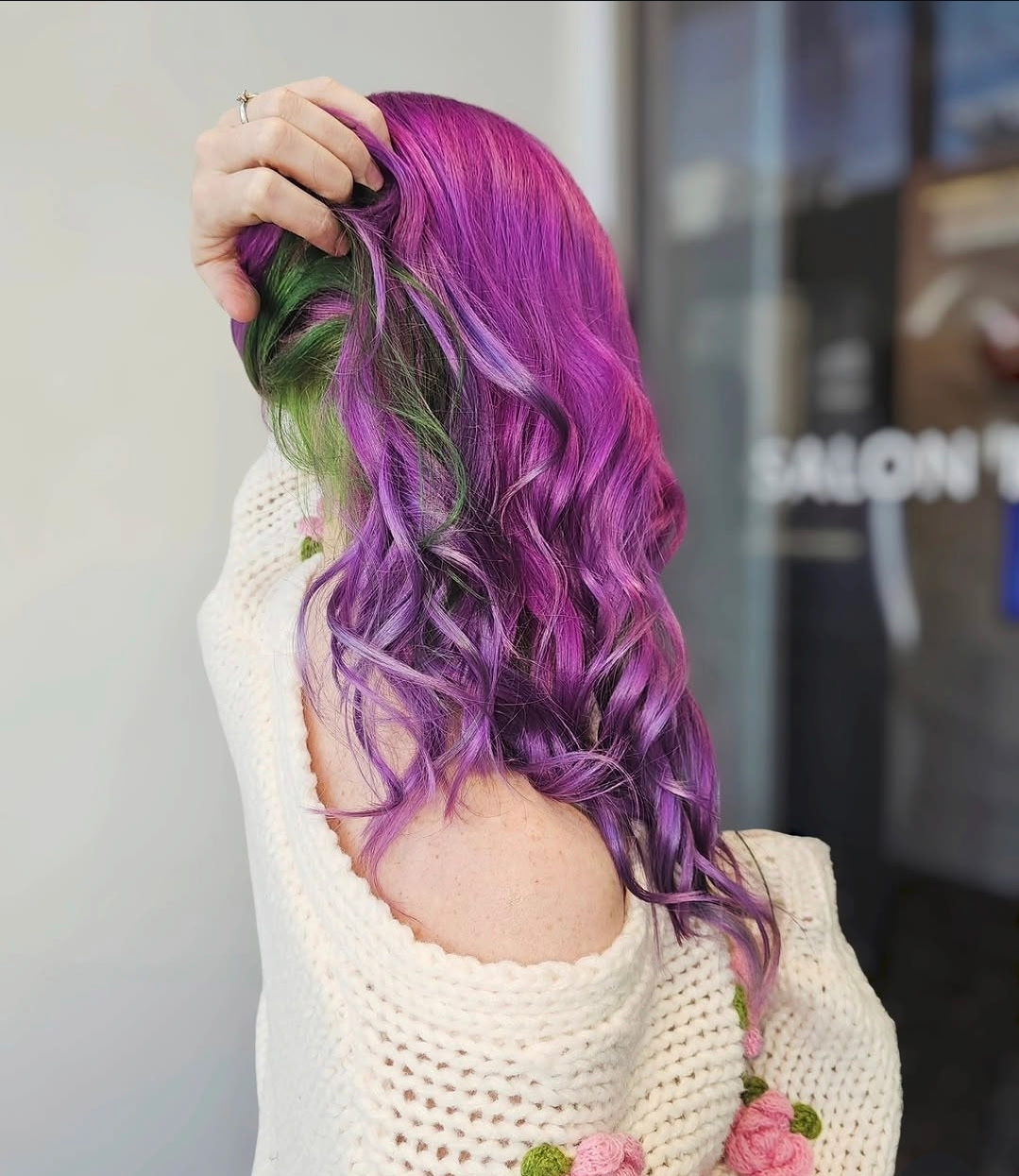 Vivid hair color result at Dream Hair Artistry Salon